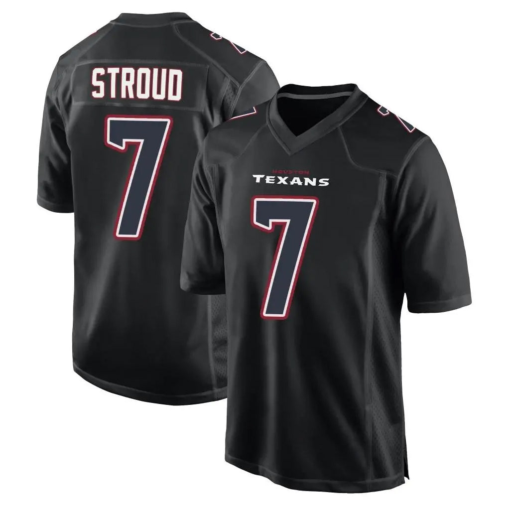 tocy H.Texans #7 CJ Stroud Player Black Fashion Home Game Stitched Jerseys