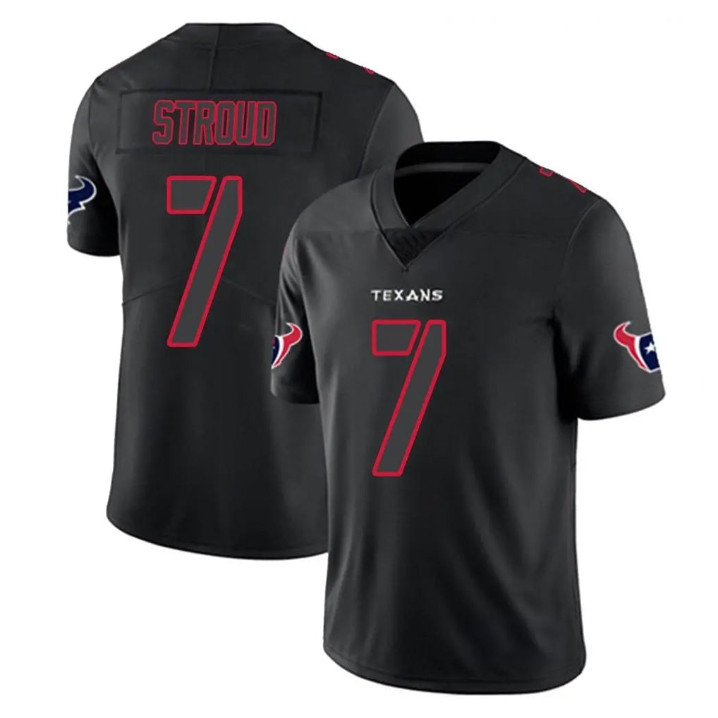 tocy H.Texans #7 CJ Stroud Player Black Impact Limited Game Stitched Jerseys