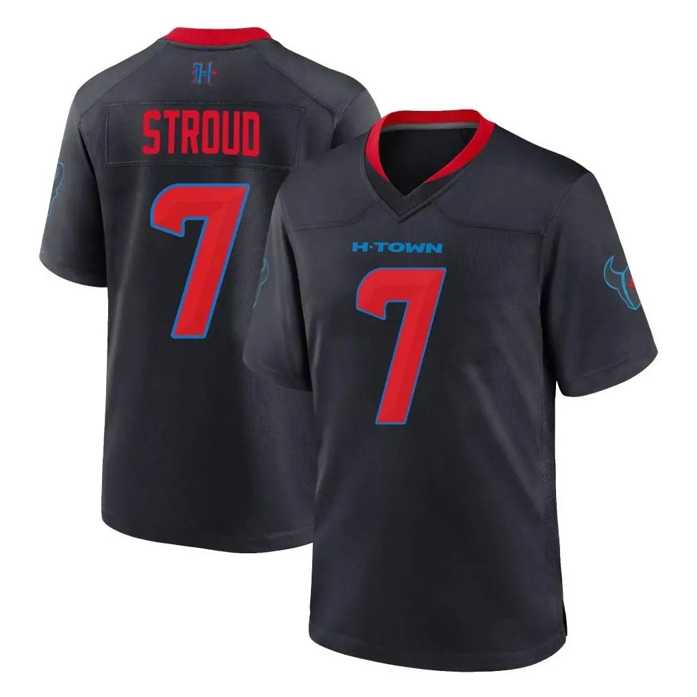 tocy H.Texans #7 CJ Stroud Player Navy 2nd Alternate Home Game Stitched Jerseys