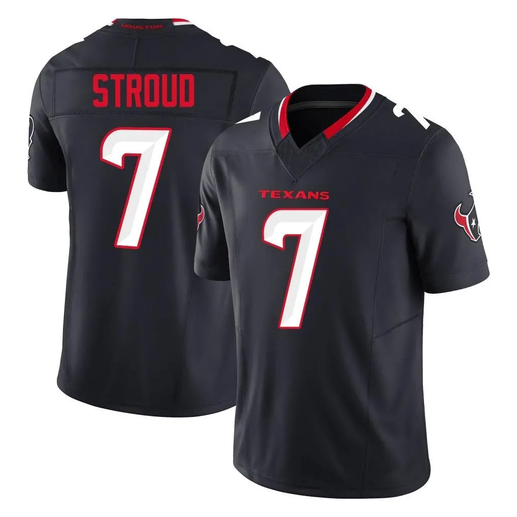 tocy H.Texans #7 CJ Stroud Player Navy Limited Alternate Vapor F.U.S.E. Home Game Stitched Jerseys