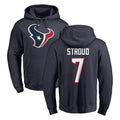 tocy H.Texans #7 CJ Stroud Player Navy Pro Line Pullover Hoodie Limited Game Stitched Jerseys