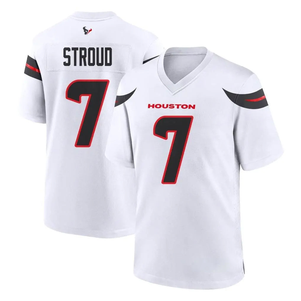 tocy H.Texans #7 CJ Stroud Player White Home Game Stitched Jerseys