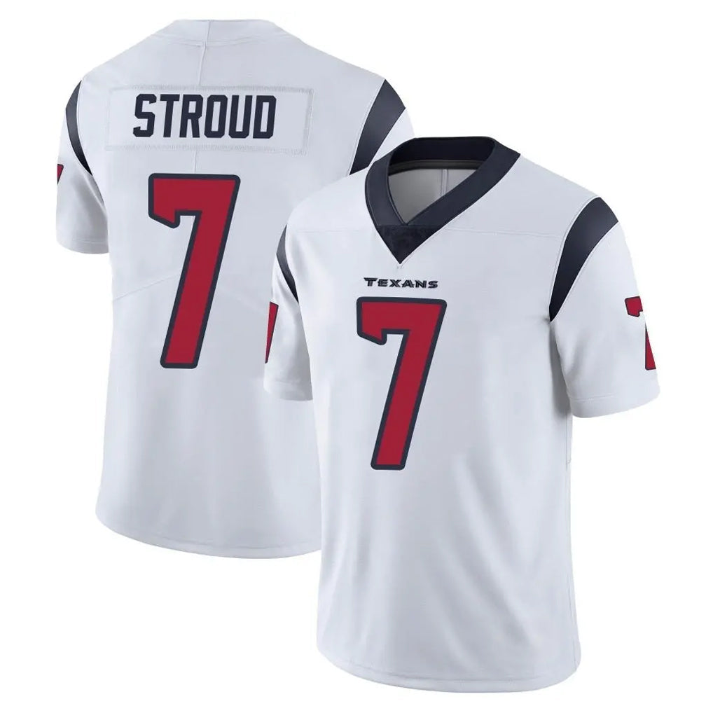 tocy H.Texans #7 CJ Stroud Player White Limited Vapor Untouchable Home Game Stitched Jerseys