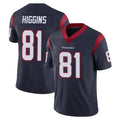 tocy H.Texans #81 Jayden Higgins Player Navy Limited Vapor Untouchable Home Game Stitched Jerseys