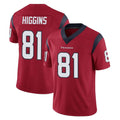 tocy H.Texans #81 Jayden Higgins Player Red Limited Vapor Untouchable Home Game Stitched Jerseys