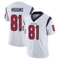 tocy H.Texans #81 Jayden Higgins Player White Limited Vapor Untouchable Home Game Stitched Jerseys