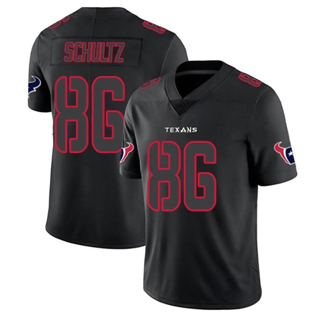 tocy H.Texans #86 Dalton Schultz Player Black Impact Limited Game Stitched Jerseys