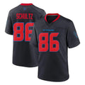 tocy H.Texans #86 Dalton Schultz Player Navy 2nd Alternate Home Game Stitched Jerseys