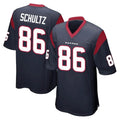 tocy H.Texans #86 Dalton Schultz Player Navy Home Game Stitched Jerseys