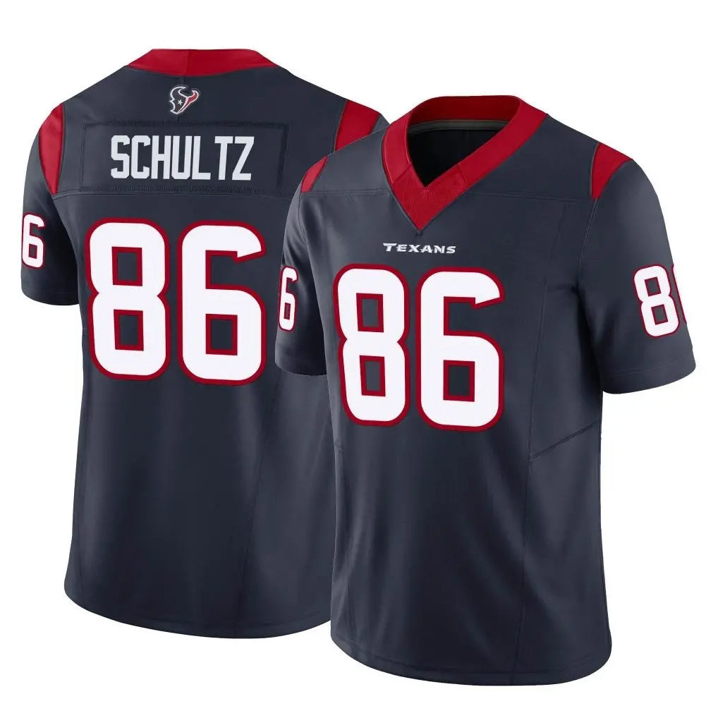 tocy H.Texans #86 Dalton Schultz Player Navy Limited Vapor F.U.S.E. Home Game Stitched Jerseys