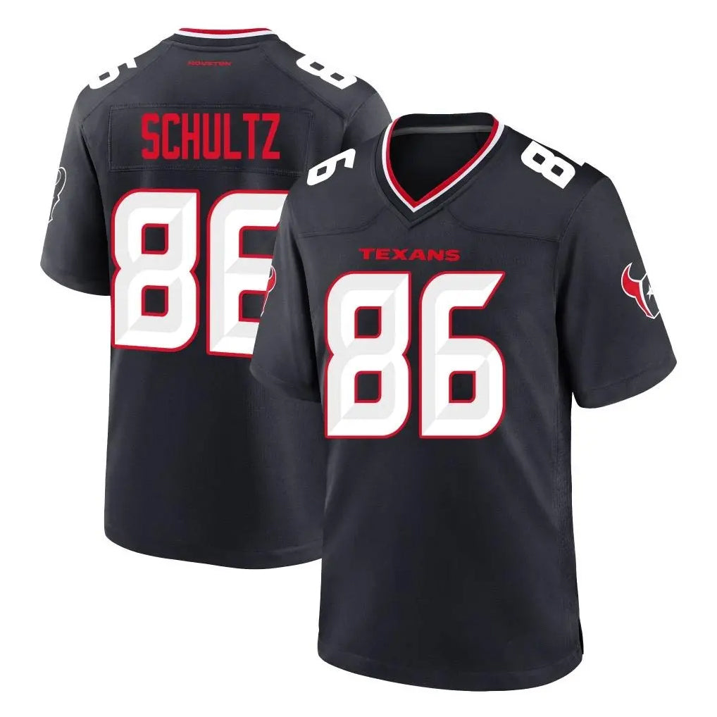 tocy H.Texans #86 Dalton Schultz Player Navy Team Home Game Stitched Jerseys
