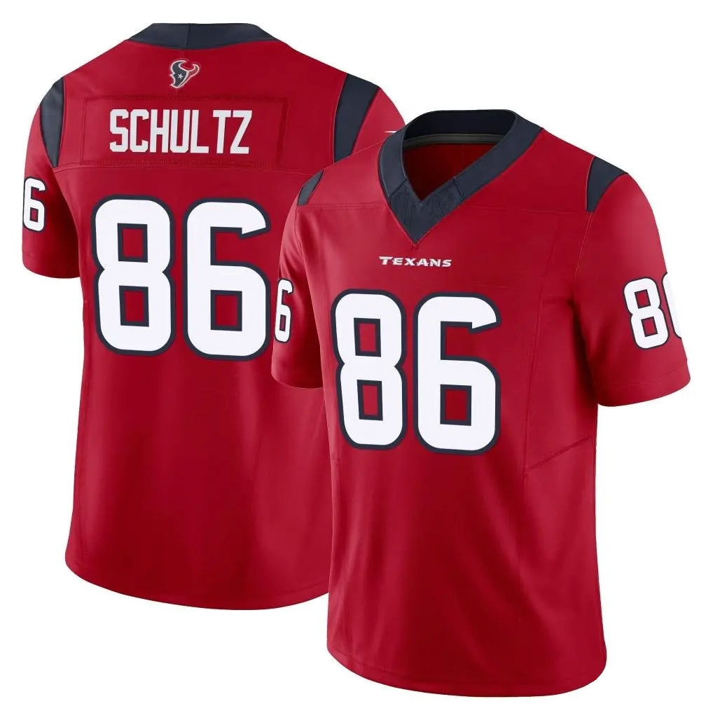 tocy H.Texans #86 Dalton Schultz Player Red Limited Vapor F.U.S.E. Home Game Stitched Jerseys