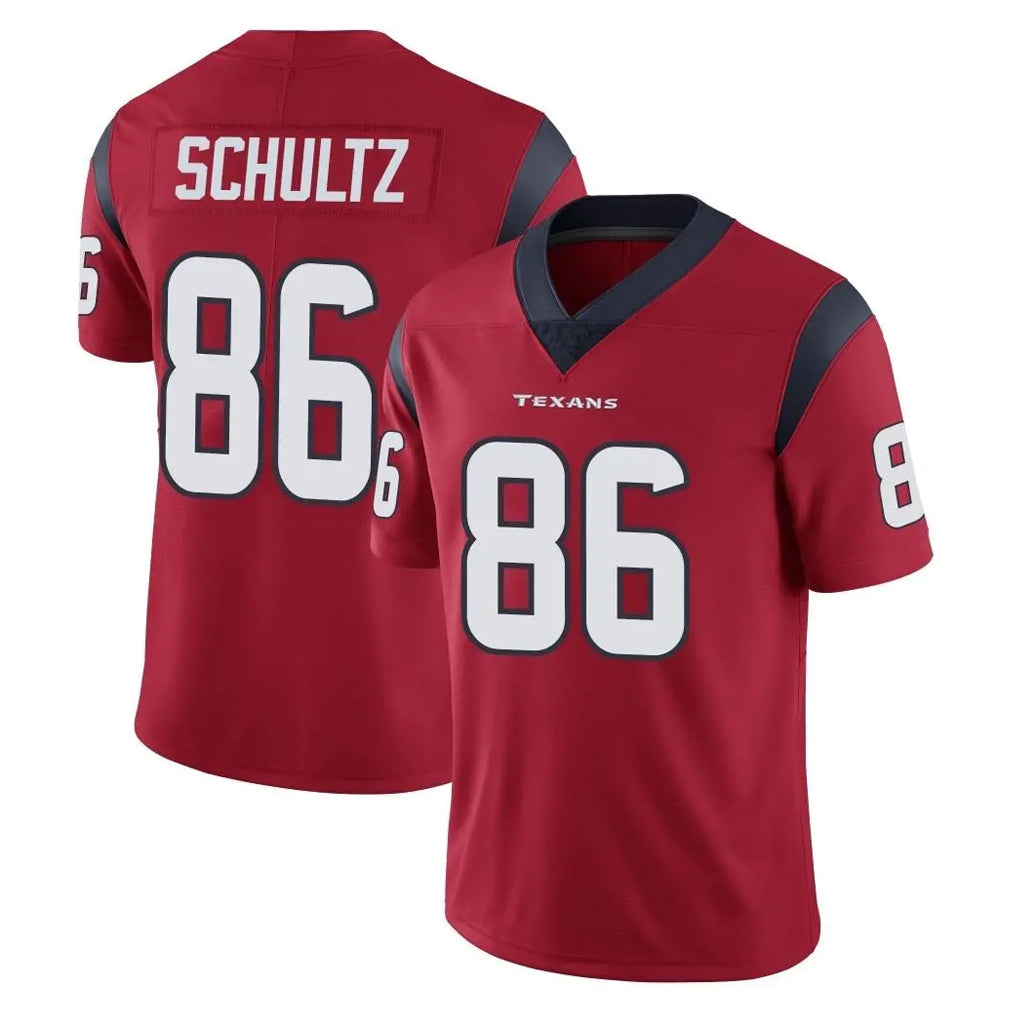 tocy H.Texans #86 Dalton Schultz Player Red Limited Vapor Untouchable Home Game Stitched Jerseys