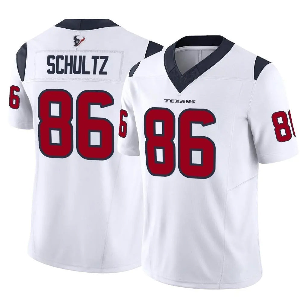 tocy H.Texans #86 Dalton Schultz Player White Limited Vapor F.U.S.E. Home Game Stitched Jerseys