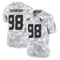 tocy H.Texans #98 Sheldon Rankins Player Arctic Camo Salute To Service Limited Game Stitched Jerseys