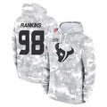 tocy H.Texans #98 Sheldon Rankins Player Arctic Camo Salute to Service Hoodies Limited Game Stitched Jerseys