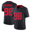 tocy H.Texans #98 Sheldon Rankins Player Navy Limited 2nd Alternate Vapor F.U.S.E. Home Game Stitched Jerseys