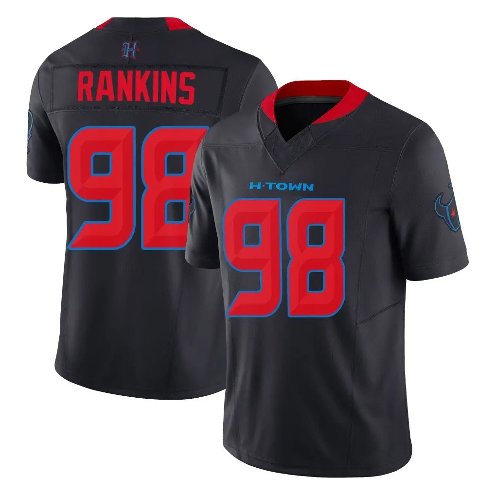 tocy H.Texans #98 Sheldon Rankins Player Navy Limited 2nd Alternate Vapor F.U.S.E. Home Game Stitched Jerseys