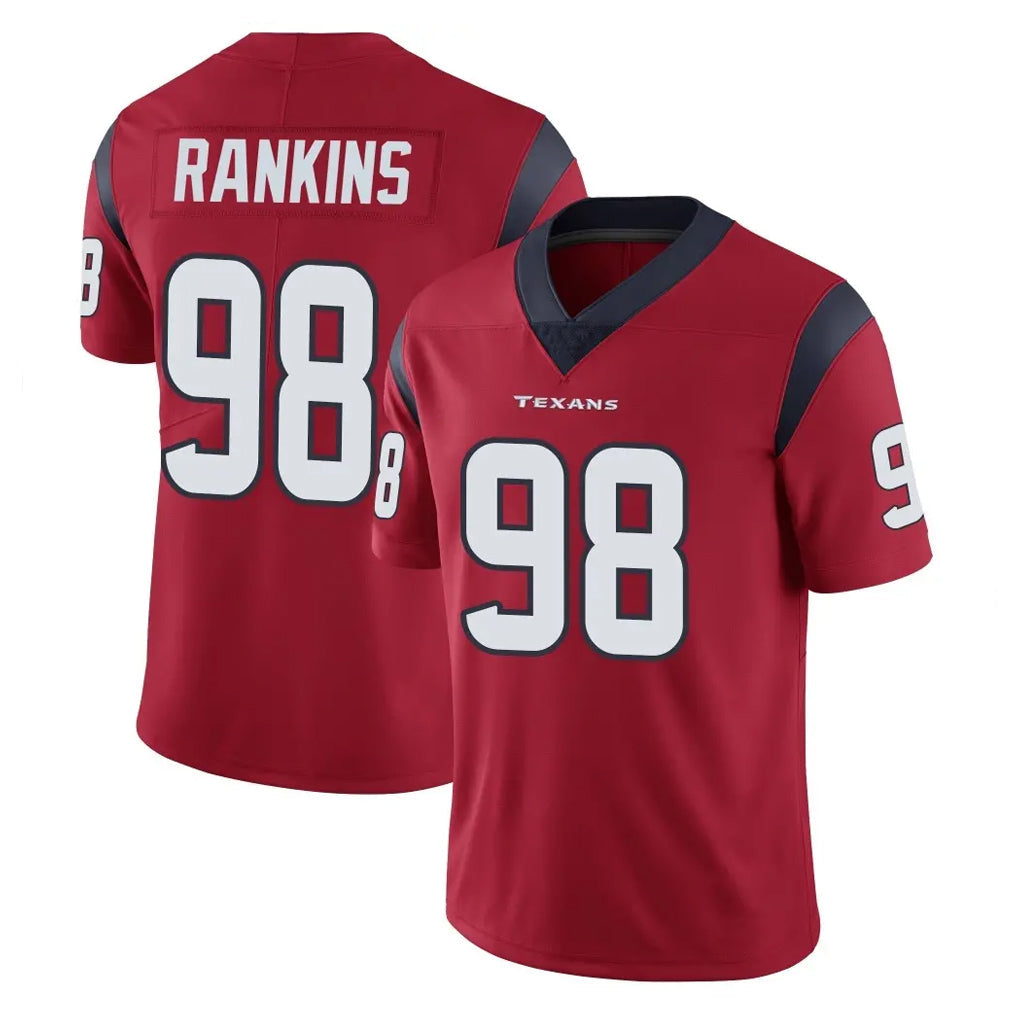 tocy H.Texans #98 Sheldon Rankins Player Red Limited Vapor Untouchable Home Game Stitched Jerseys