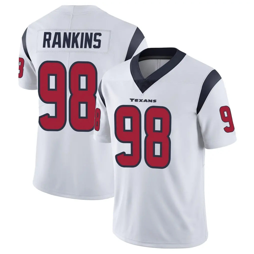 tocy H.Texans #98 Sheldon Rankins Player White Limited Vapor Untouchable Home Game Stitched Jerseys