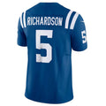 tocy IN.Colts #5 Anthony Richardson Royal Vapor F.U.S.E. Limited Jersey American Stitched Football Jerseys