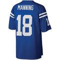tocy IN.Colts #18 Peyton Manning Mitchell & Ness Royal Big & Tall 1998 Retired Player Replica Stitched Puhic  Jersey
