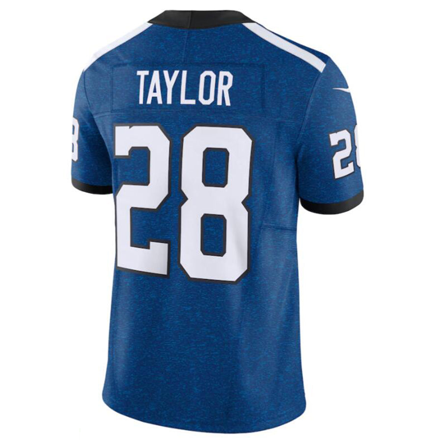 tocy IN.Colts #28 Jonathan Taylor Blue Vapor F.U.S.E. Limited Jersey American Stitched Jersey