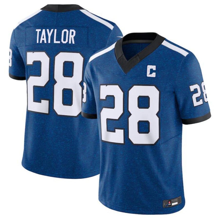 tocy IN.Colts #28 Jonathan Taylor Blue Vapor F.U.S.E. Limited Jersey American Stitched Jerseys