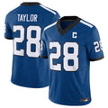 tocy IN.Colts #28 Jonathan Taylor Blue Vapor F.U.S.E. Limited Jersey American Stitched Jerseys