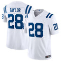 tocy IN.Colts #28 Jonathan Taylor White Vapor F.U.S.E. Limited Jersey American Stitched Jerseys