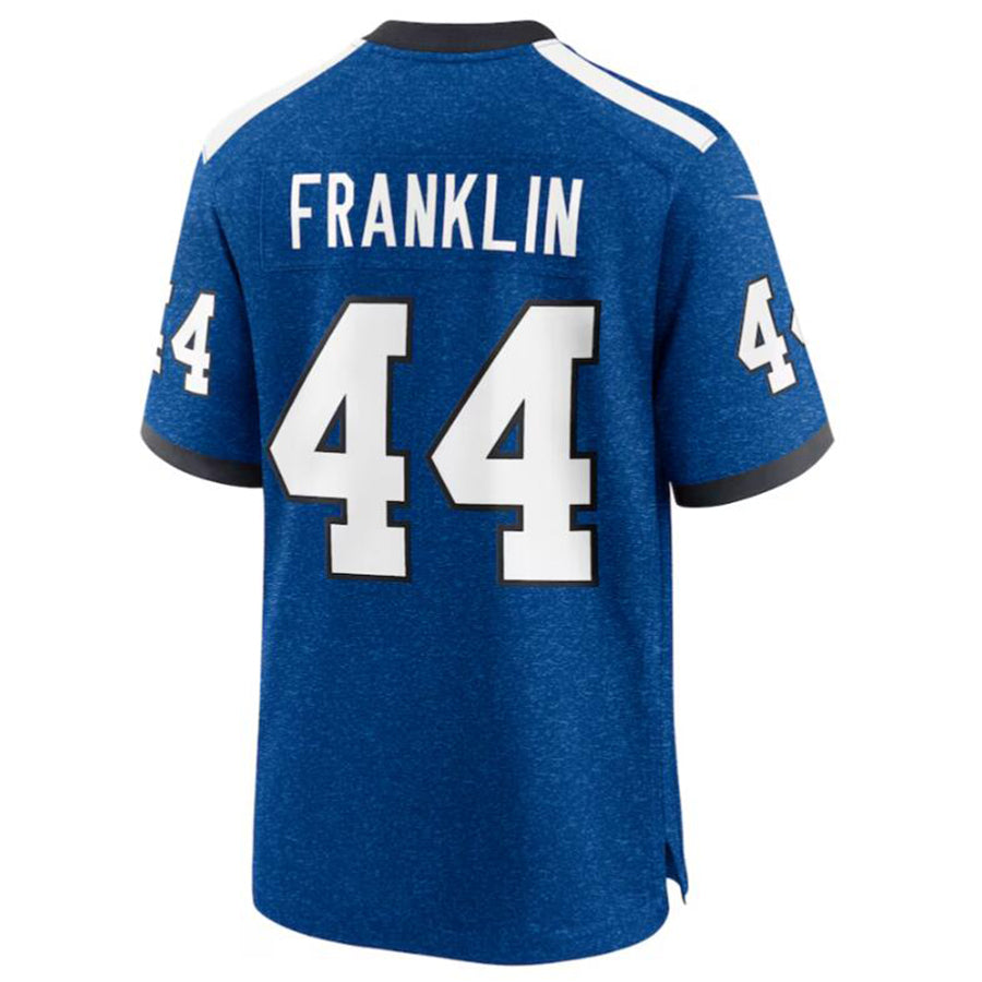 tocy IN.Colts #44 Zaire Franklin Royal Indiana Nights Alternate Game Jersey American Stitched Football Jerseys