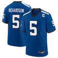 tocy IN.Colts #5 Anthony Richardson Royal Indiana Nights Alternate Game Jersey American Stitched Jerseys