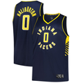 tocy I.Pacers #0 Tyrese Haliburton  Navy Big & Tall Fast Break Jerseys - Icon Edition