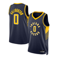 tocy I.Pacers #0 Tyrese Haliburton Navy Swingman Jerseys - Icon Edition
