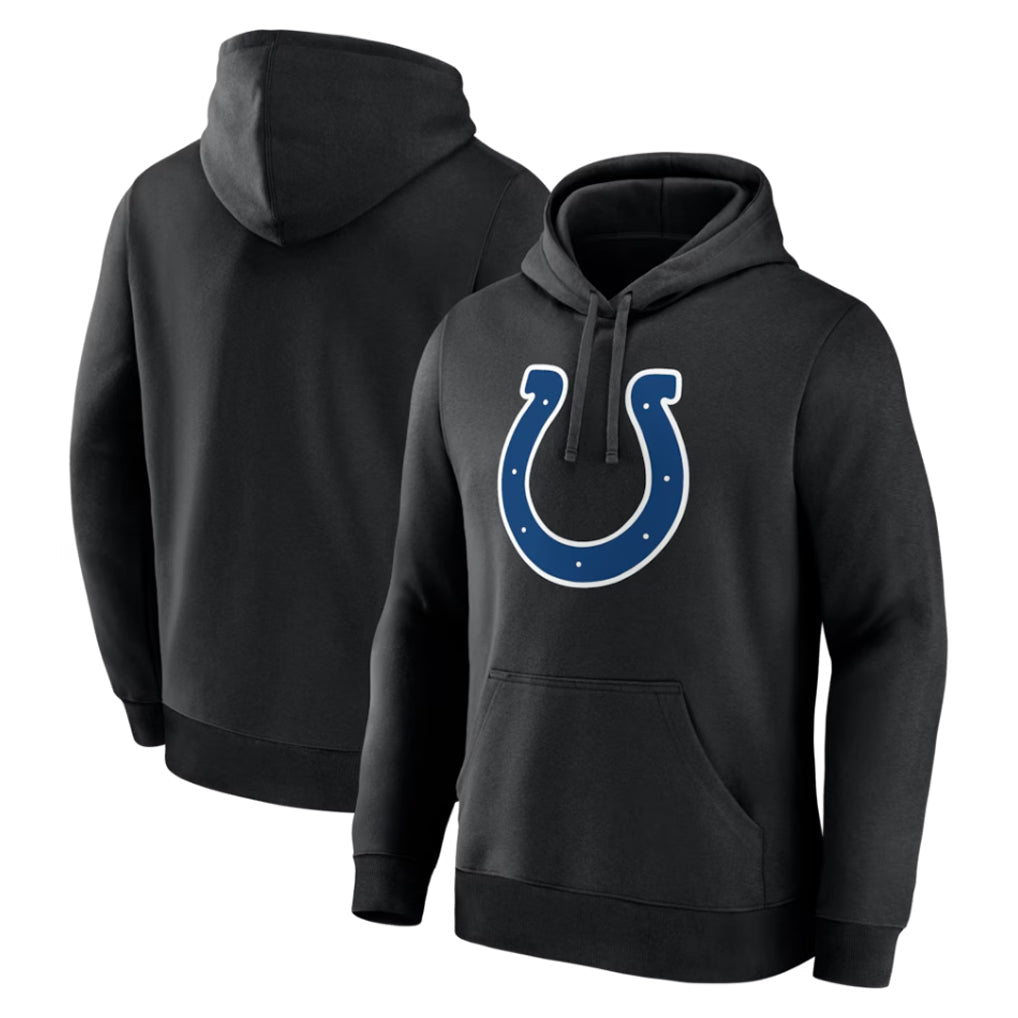 tocy IN.Colts Black Logo Pullover Hoodie Limited Blank Player Stitched Jerseys