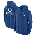 tocy IN.Colts Blue Sideline Club Fleece Long Sleeve Hoodie Limited Blank Player Stitched Jerseys