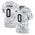 tocy IN.Colts #0 Camryn Bynum Player Arctic Camo Salute To Service Limited Game Stitched Jerseys