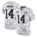 tocy IN.Colts #14 Alec Pierce Player Arctic Camo Salute To Service Limited Game Stitched Jerseys