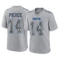 tocy IN.Colts #14 Alec Pierce Player Gray Atmosphere Fashion Home Game Stitched Jerseys