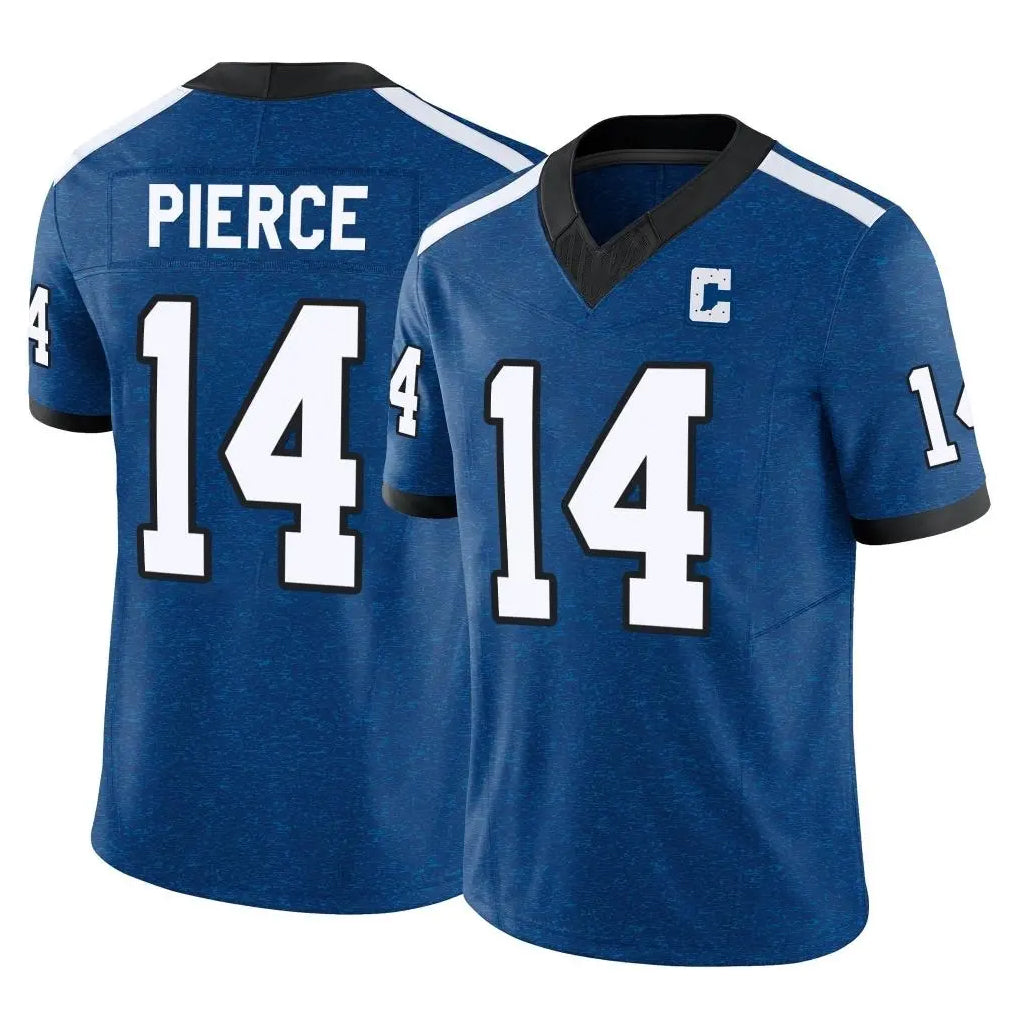 tocy IN.Colts #14 Alec Pierce Player Royal Limited Indiana Nights Alternate Vapor F.U.S.E. Home Game Stitched Jerseys