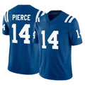 tocy IN.Colts #14 Alec Pierce Player Royal Limited Vapor F.U.S.E. Home Game Stitched Jerseys
