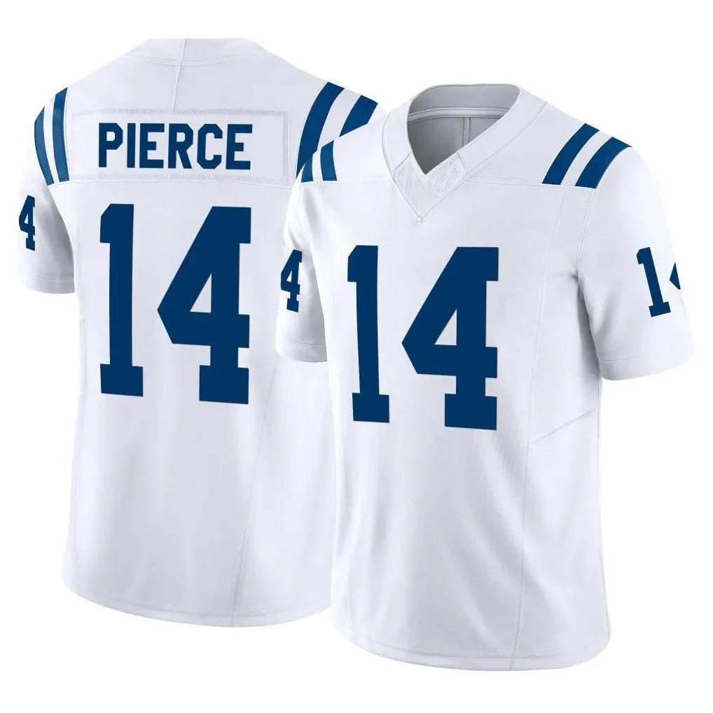 tocy IN.Colts #14 Alec Pierce Player White Limited Vapor F.U.S.E. Home Game Stitched Jerseys