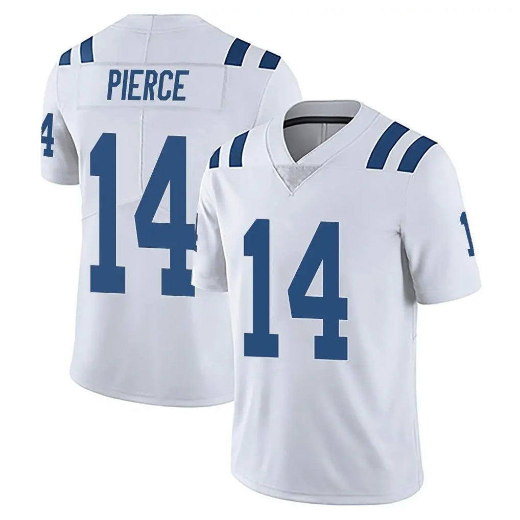 tocy IN.Colts #14 Alec Pierce Player White Limited Vapor Untouchable Home Game Stitched Jerseys