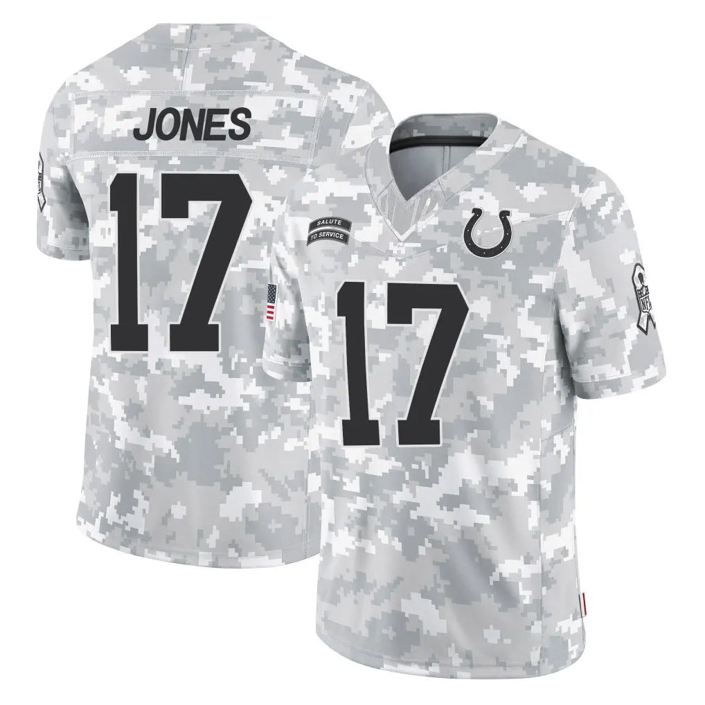 tocy IN.Colts #17 Daniel Jones Player Arctic Camo Salute To Service Limited Game Stitched Jerseys