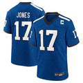 tocy IN.Colts #17 Daniel Jones Player Royal Alternate Indiana Nights Home Game Stitched Jerseys