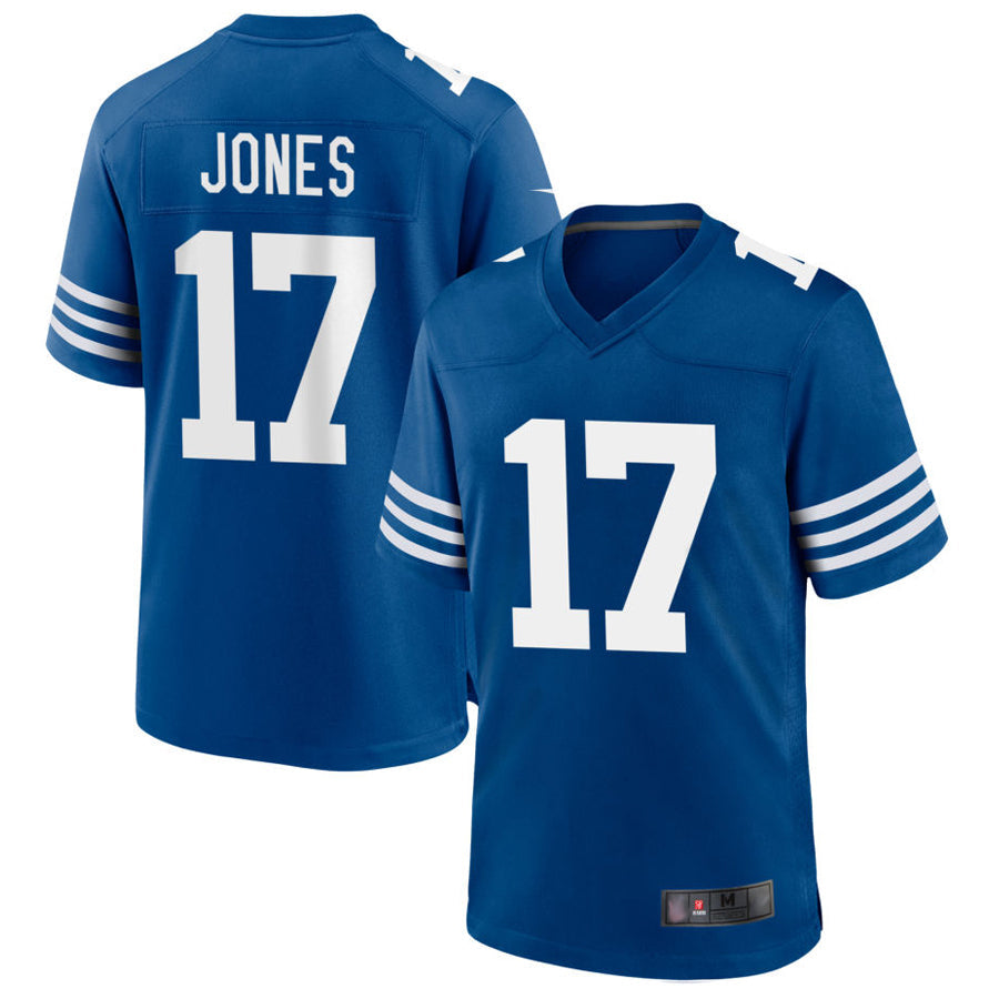 tocy IN.Colts #17 Daniel Jones Player Royal Limited Game Stitched Jerseys