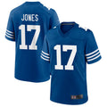 tocy IN.Colts #17 Daniel Jones Player Royal Limited Game Stitched Jerseys