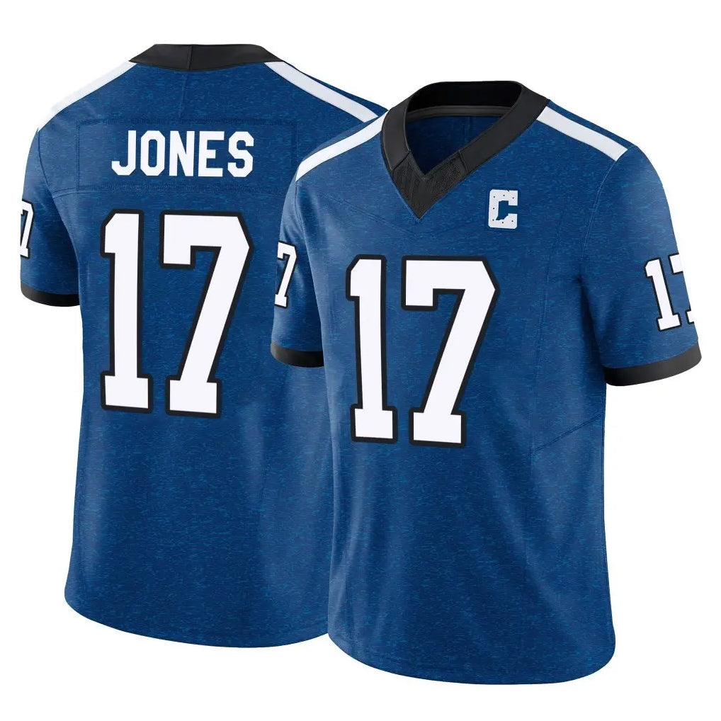 tocy IN.Colts #17 Daniel Jones Player Royal Limited Indiana Nights Alternate Vapor F.U.S.E. Home Game Stitched Jerseys