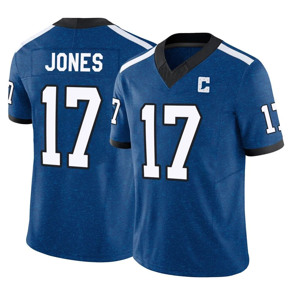 tocy IN.Colts #17 Daniel Jones Player Royal Vapor F.U.S.E. Limited Stitched Jerseys