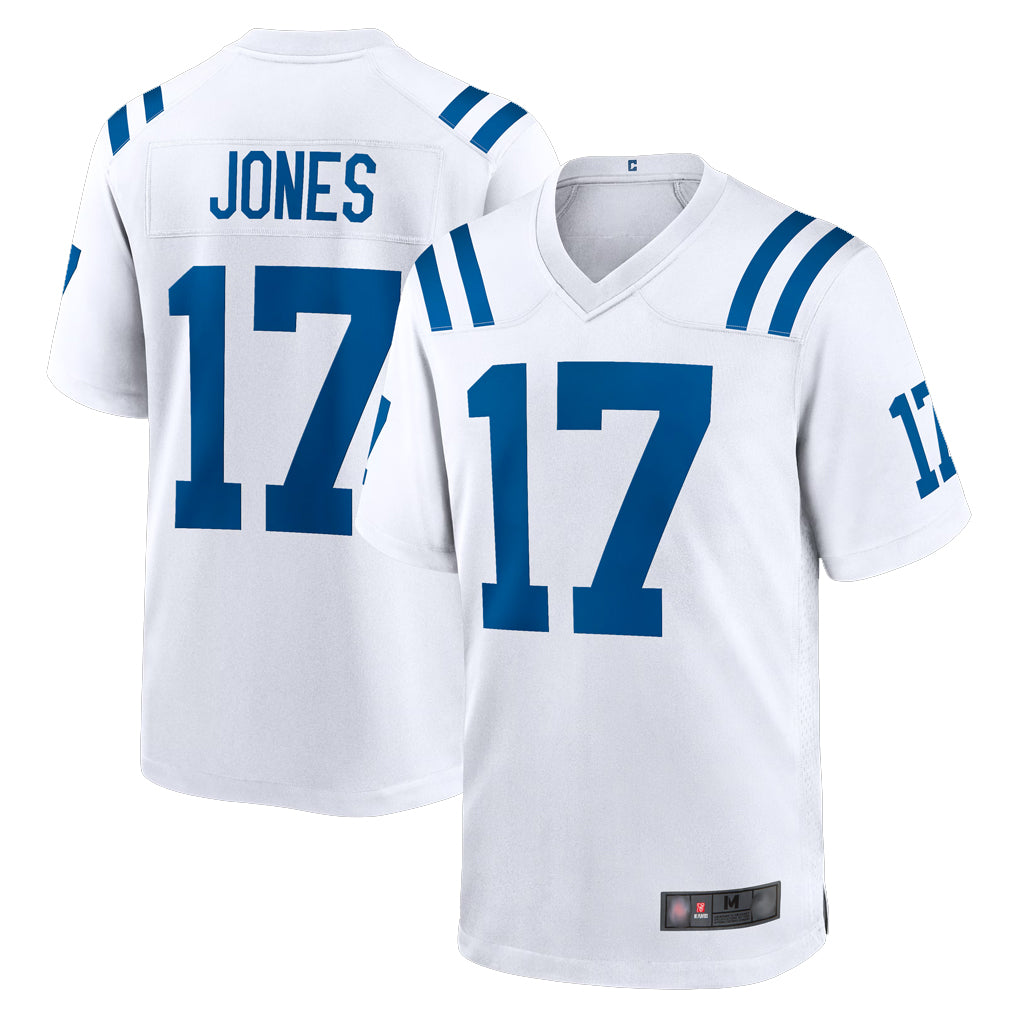 tocy IN.Colts #17 Daniel Jones Player White Home Game Stitched Jerseys